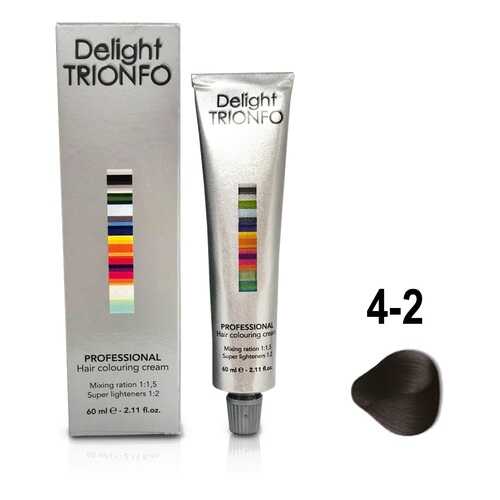 Краска для волос Constant Delight Trionfo 4-2 Средний коричневый пепельный 60 мл