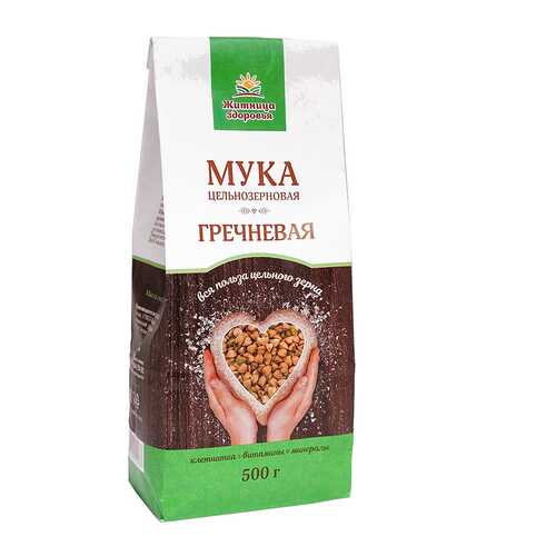Мука из зеленой гречихи цельнозерновая Житница здоровья 0.5 кг