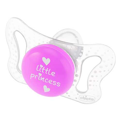 Пустышка силиконовая Chicco Micro Physio для принцессы 0-6 мес, 2 шт