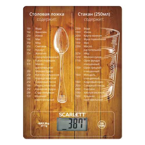 Весы кухонные Scarlett SC-KS57P19