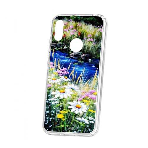 Чехол Kruche Huawei Y6 2019 Print Ромашки у ручья