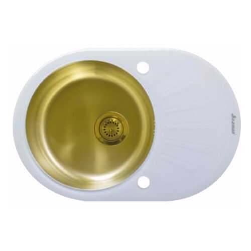 Кухонная мойка Seaman Eco Glass SMG-730W Gold (PVD) Золотой