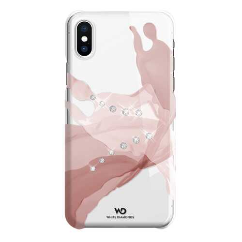 Чехол Apple White Diamonds Liquids для iPhone XS розовый 1370LIQ56