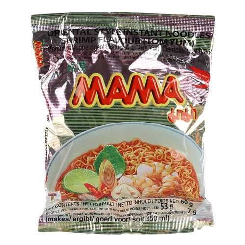 Лапша быстрого приготовления Mama со вкусом кремовый том-ям 55 г