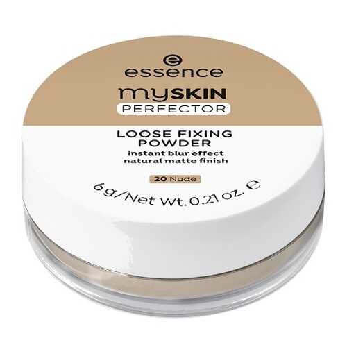 Пудра рассыпчатая essence My Skin Perfector фиксирующая - 20 Nude