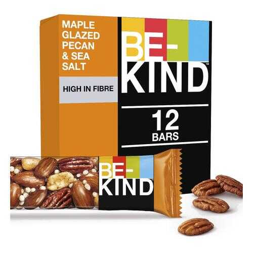 Ореховый батончик BE-KIND с медом кленовым сиропом и морской солью 12 штук по 40 г