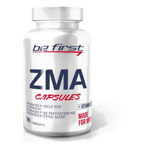Be First ZMA + vitamin D3 (90 капсул) - магний цинк витамины для мужского здоровья