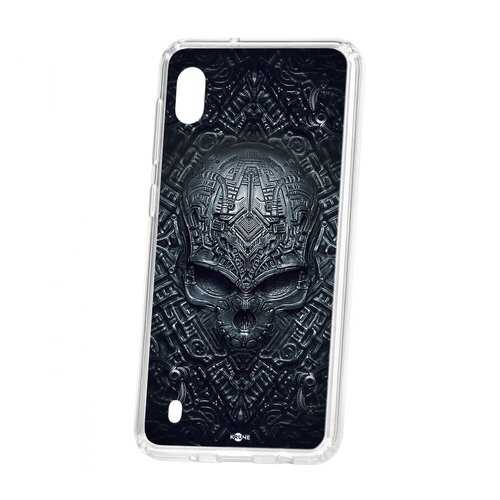 Чехол Kruche Samsung Galaxy A10 2019 Print Череп техно