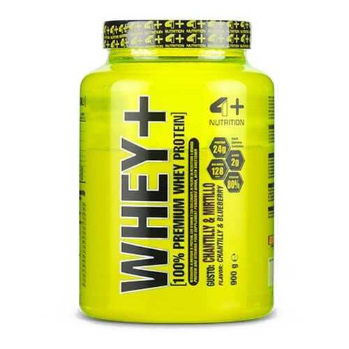 Протеин 4+ Nutrition Whey+ 900 г Chantilly & Blueberry