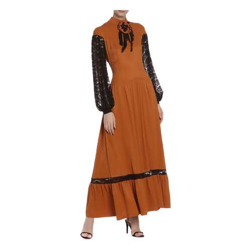 Платье женское Adzhedo 41396 коричневое 2XL