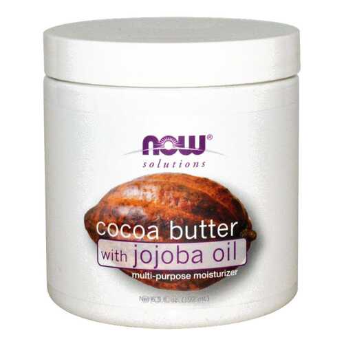 Масло для тела Now Foods Cocoa Butter With Jojoba Oil, 192 мл