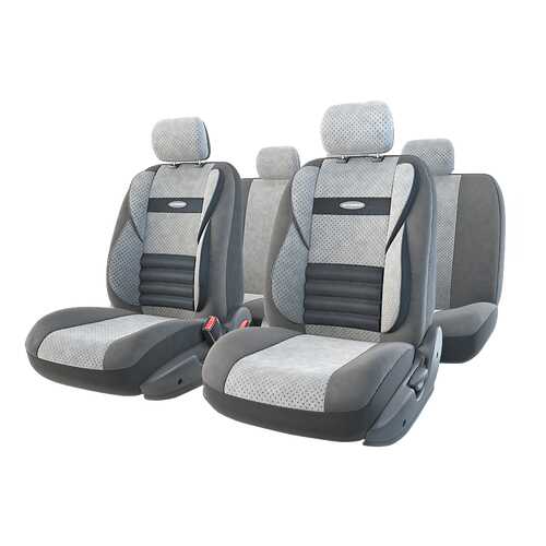 Комплект чехлов на сиденья Autoprofi Comfort Combo CMB-1105 D.GY/L.GY (M)