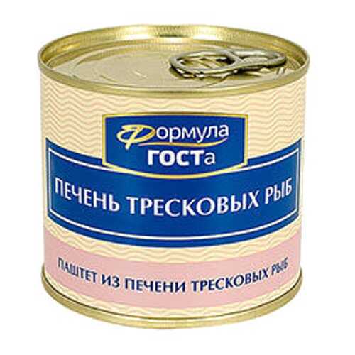 Печень тресковых рыб Формула ГОСТа 220 гр.