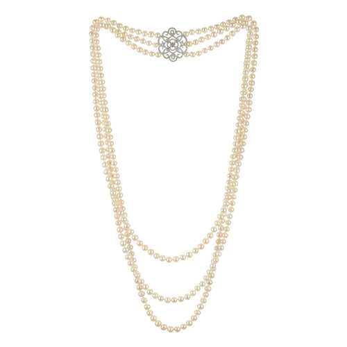 Бусы женские My-bijou 303-985 белые