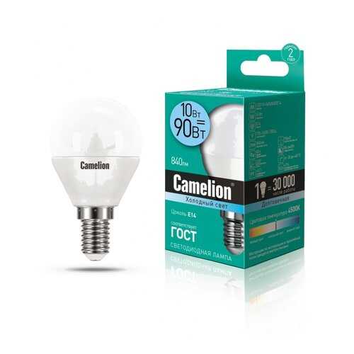 Лампа Camelion ELMG45-10W-84K-E14