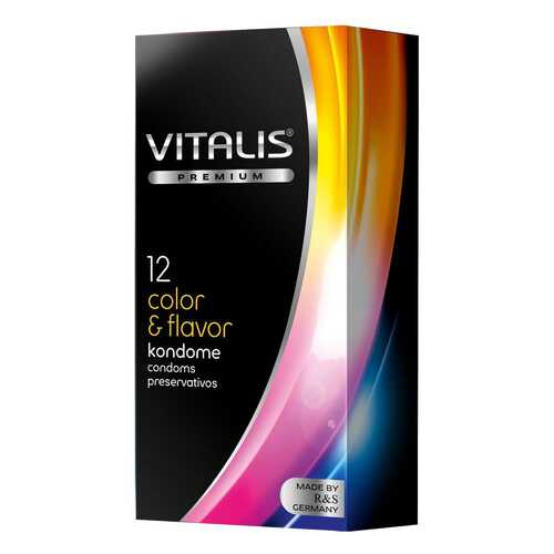 Презервативы Vitalis premium Color flavor 12 шт.