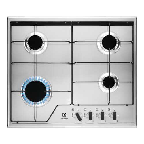 Встраиваемая варочная панель газовая Electrolux GPE262MX Silver