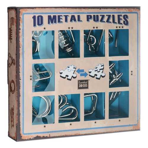 Головоломка Eureka 3D Puzzle синий металлический 10 шт. 473356