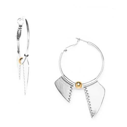 Серьги женские ORI TAO OT-12-29256 серебристые/золотистые