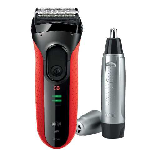 Электробритва Braun Series 3 ProSkin 3030vs Красная, черная