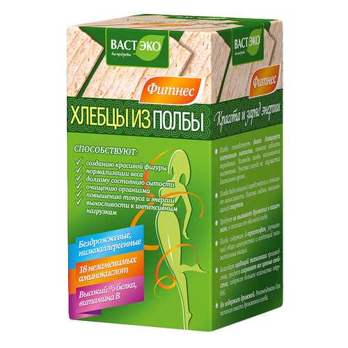 Хлебцы из полбы Вастеко ломтики, без соли 100 г