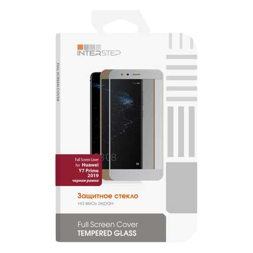 Защитное стекло InterStep для Huawei Y7 Prime (2019) Black