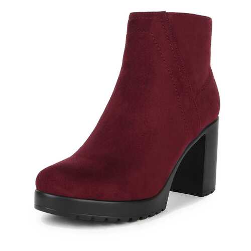 Ботильоны женские T.Taccardi K0391MH-4A бордовые 38 RU