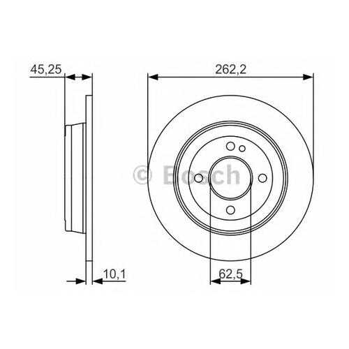 Тормозной диск Bosch 0986479A44