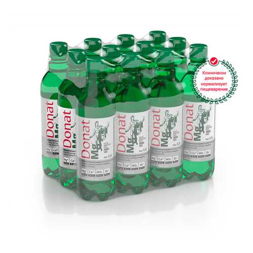 Лечебная минеральная вода Donat Mg 0.5 л 12 шт