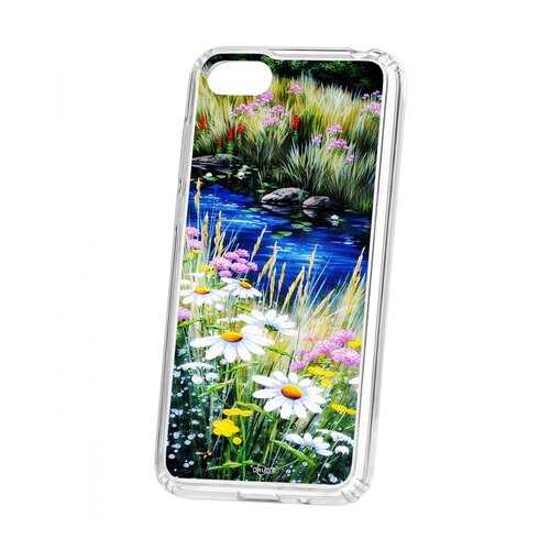 Чехол Kruche Huawei Honor 7A Print Ромашки у ручья