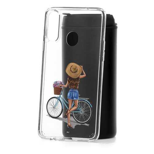 Чехол Samsung Galaxy A20S Kruche Print Велосипедная прогулка
