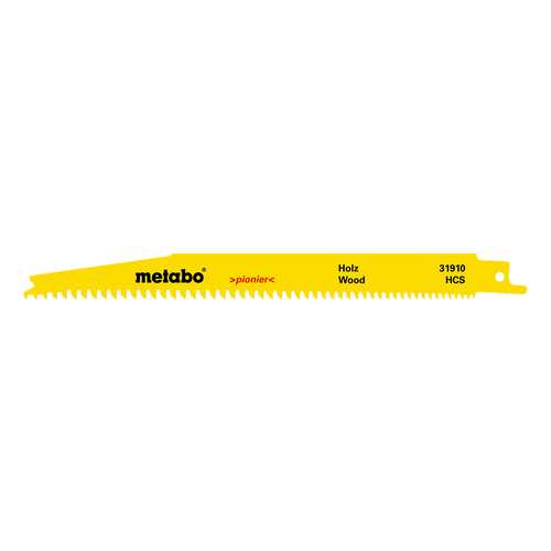Полотно по дереву для сабельных пил metabo 631910000