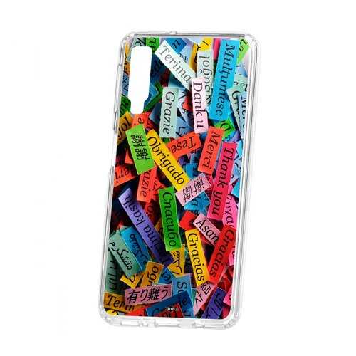 Чехол Kruche Samsung Galaxy A7 (2018) A750 Print Thank you