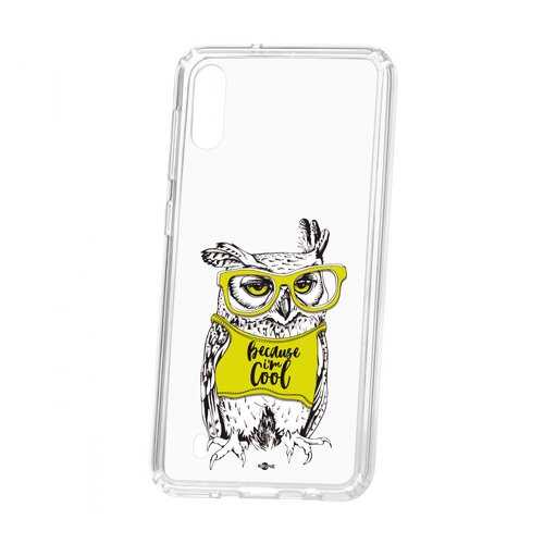 Чехол Kruche Samsung Galaxy M10 Print Сова в очках