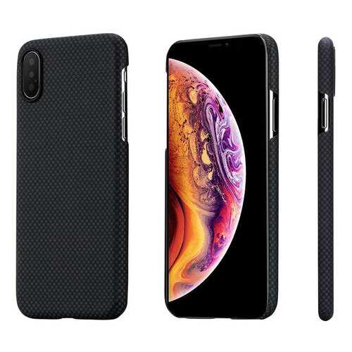 Чехол Pitaka Aramid Case Plain (KI8002XS) для iPhone XS/X Black/Grey