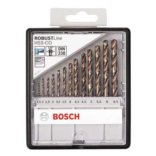Сверло универсальное Bosch 1,5-6,5мм , ROBUST LINE 2607019926