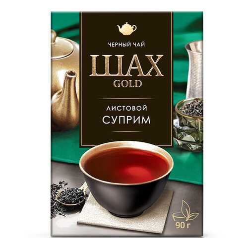 Чай черный листовой Шах Gold Суприм 90 г