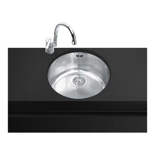 Мойка для кухни гранитная Smeg UM103P матовая сталь
