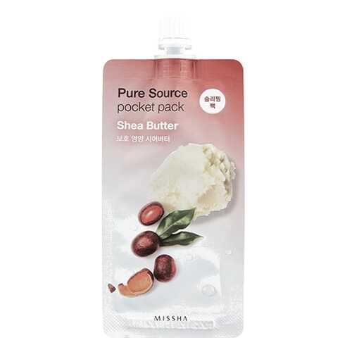 Маска для лица MISSHA Pure Source Pocket Pack - Shea Butter 10 мл