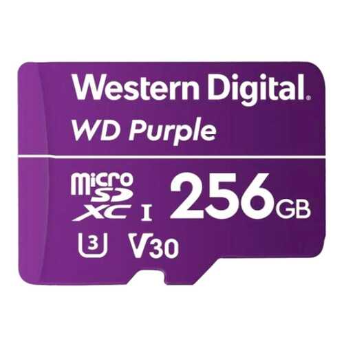 Карта памяти WD microSDXC Class10 256ГБ Purple (WDD256G1P0A)