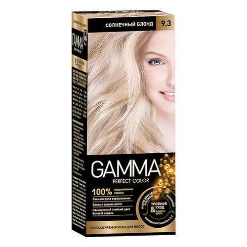 Краска для волос SVOBODA GAMMA Perfect color солнечный блонд 9,3, 50гр