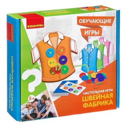 Обучающая настольная игра Bondibon Швейная фабрика