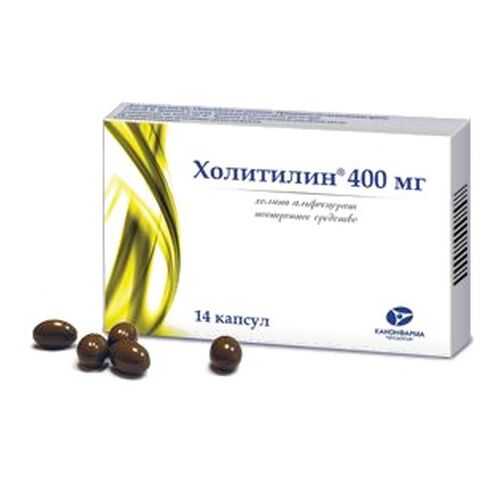Холитилин капсулы 400 мг №14