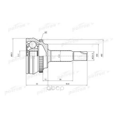 Шрус PATRON PCV2131