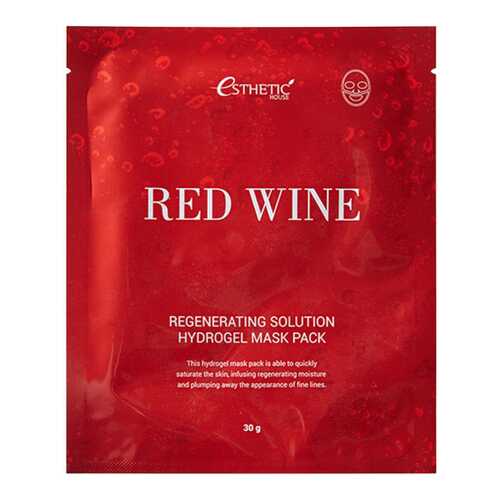 Маска для лица Esthetic House Red Wine Regenerating Solution Hydrogel Mask Pack 28 мл