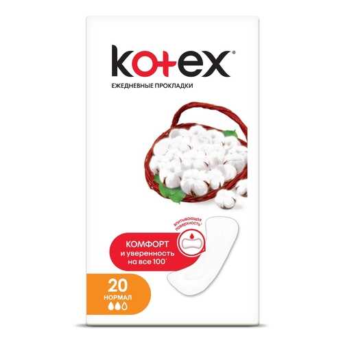 Kotex eжедн нормал, 20 шт.