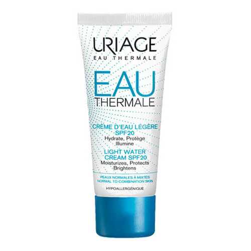 Крем для лица Uriage Eau thermale SPF 20, 40 мл
