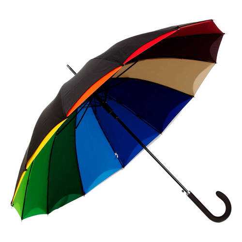 Зонт-трость Guy De Jean 6397-LA Rainbow Noir long