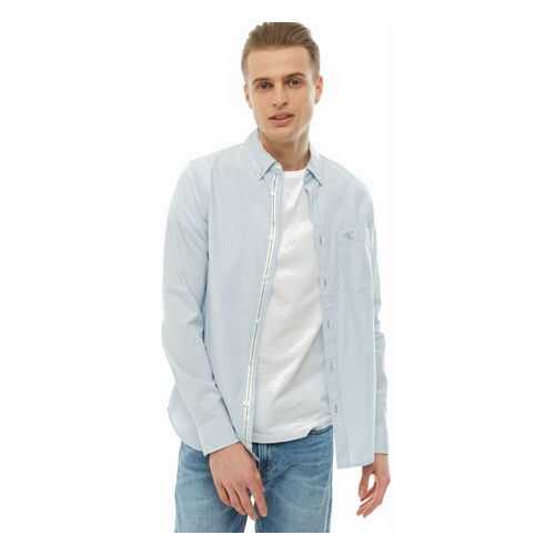 Рубашка мужская Calvin Klein Jeans J30J314897 синяя XXL