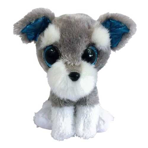 Мягкая игрушка ABtoys Собачка серая, 15 см